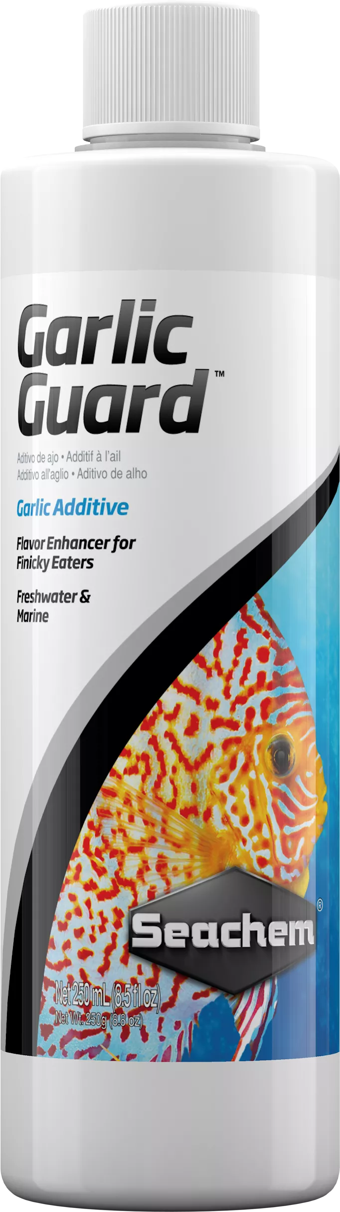 Seachem GarlicGuard Flavor Enhancer for Marine & Freshwater Aquariums, 8.5-oz Bottle